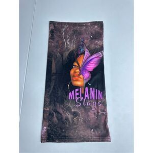 Melanin Slays Neck Gaiter Sun Dust Protection Neck Wraps One Size Adult
